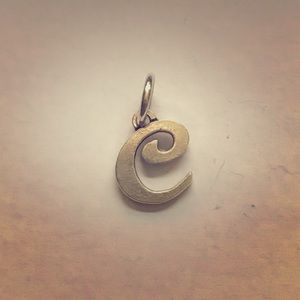 James Avery script “C” charm
